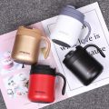 350ml/500ml Stainless Steel Double Wall Vacuum Flask Office Coffee Tea Mug Thermos Tumbler Cup with Handle Travel Coffee Mug Hot & Cold Cute Mug  Ideal for office, travel, and outdoor activities | Pickme Up Store. 