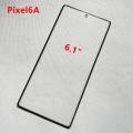 Outer Screen For Google Pixel 6A Front Touch Panel LCD Display Out Glass Cover Lens Repair Replace Parts. 
