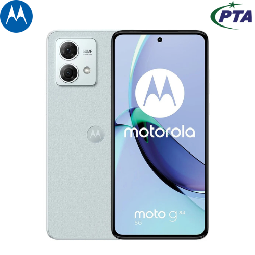 Motorola Moto G84  - 12GB RAM 256GB ROM - 6.5 Inches pOLED Display - Dual SIM - 5000mAh Battery - 1 Year Official Warranty - Box Packed - Official PTA Approved