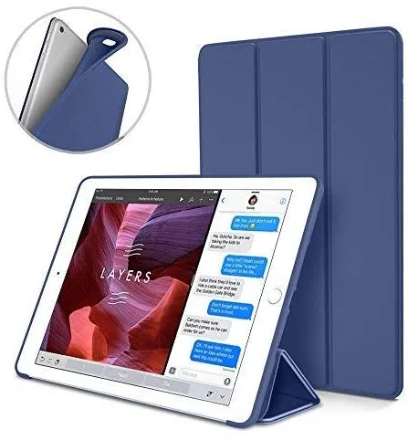 HOT】 Leather Case For Ipad Pro A1673 A1674 A1675 Smart