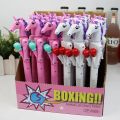 01 Pc Boxing Gel Pen - Unicorn Fighting Parrot/ Birds Emoji pens. 