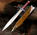 New Custom Hobbit Sting Sword Replica from Lord of the Rings(LOTR)With Scabbard, Lord of Ring Wall Decor _ Best Birthday Gift.. 