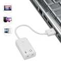 External USB 2.0 Stereo Jack Audio Sound Card - USB sound card 7.1 - Usb sound card for laptop - Usb sound card for pc -. 