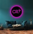 Cristiano Ronaldo CR7 LED Logo wall lamp, Led wall lamp for Football Lovers, Wall Night lamp CR7 Lovers. 