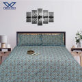 Khan Tex High Quality Multani Gultex Single Bedsheet With One Pillow Cover – In Multicolor And Different Elegant Desings. 