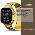 "X8 Ultra Max Smart Watch Golden Edition Series 8 | NFC, Bluetooth 5.2 Calling, Wireless Charging | X8 Ultra Max Watch with Customizable Wallpaper, IP67 Water Resistant | High-Resolution TFT Display, Health & Fitness Tracking". 