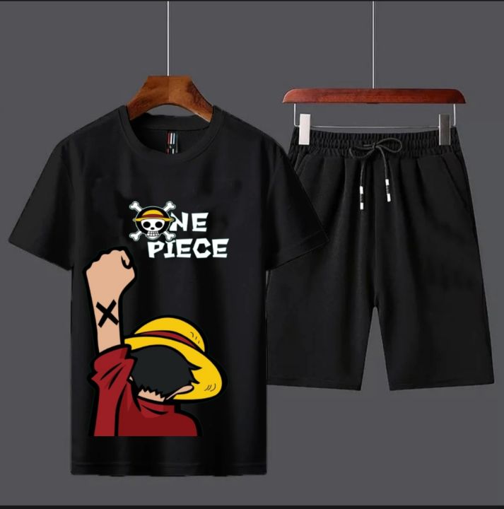 One Piece Tracksuit Cotton Fabric T-Shirt & Short Set for Men/Boys Summer collection
