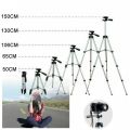 3110 Tripod Foldable Stand With Mobile Holder For DSLR Camera OR Mobile Phone.. 