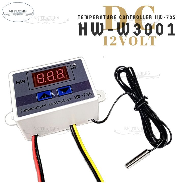 220V AC W3001 LED Digital Temperature Controller Thermostat With 10A Relay & Sensor Probe