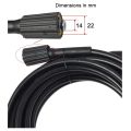High Pressure Hose for Pressure Washers - 5 meter - M22 Threaded - for some Hyundai, Ideal, Dera, Revolt, Total, Ingco, Emtop models with both ends M22 - ask us for compatibility. 
