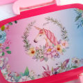 premium quality Cute unicorn lunch box for girls. 