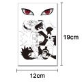 Naruto Sharingan Tattoo Stickers Anime Uchiha Itachi Figures Waterproof Temporary Tattoo Stickers Toys for Kids Christmas Gifts. 