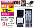 Gaming PC Dell T3400 Xeon Precious Machine with graphics card. 