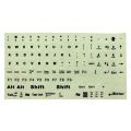 Standard General Glow In The Dark Luminous PC Laptop Keyboard Sticker Large Letter Sticker Full Keyboard Fluorescent Keyboard Cover. 