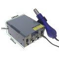 KADA 2018D+ Hot Air Gun Soldering Iron Combo Soldering Station Mobile Phone Repair Temperature Controlled and Thermostatic Electric Soldering Station by Electrica. 