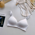 Raw wrap chest to prevent the light new sweet underwear less Japanese new products Xiaoqing female school girls high school gathering bra. 