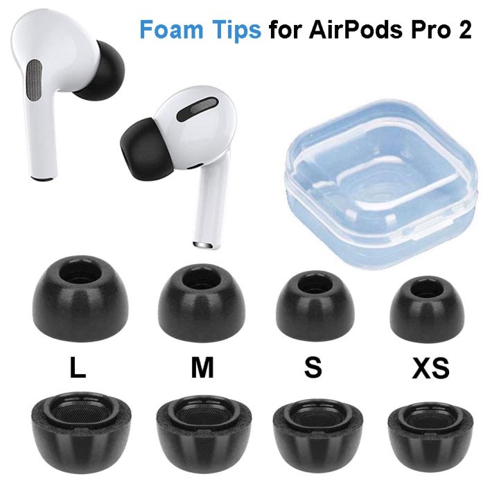 Memory Foam Tips for Airpods Pro 2 2nd Generation Earphone Case Earbuds Ear Tips L M S XS Loser Lione