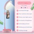 New Arrival Folding LED Ring Light Tricolor Fill Light For Selfie Makeup Photography Video Live Stream Lamp Stand Mobile TikTok Phone Stand. 