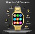 X90 Ultra 2 Max Golden Edition: Bluetooth Calling, Wireless Charging, Fitness Tracker Smartwatch with 2 Straps x90 ultra 2 max (Black or golden). 