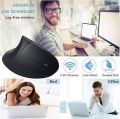 Wireless Ergonomic Mouse, Rechargeable 2.4G Bluetooth Vertical Mouse Switch to 3 Devices Optical Mice with 6 Buttons 3 Adjustable DPI Levels for Laptop, PC, MacBook, Notebook. 