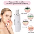Ultrasonic Skin Scrubber Machine - Enhance Your Skincare Routine with Gentle Cleansing, Moisturizing, and Lifting Scrubber Device - Blackhead Removal and Peeling Shovel Included - Professional Scrubber Face Cleaning Machine and Exfoliation. 