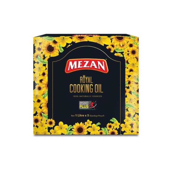Mezan Royal Cooking Oil 1x5 Ltr Carton