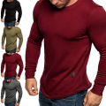 Men Shirt Comfy Wear Resistant Spring Base Shirt. 
