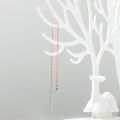 Anime Tokyo Revengers Hanma Shuji Earrings For Women Gold Color Long Chain Tassel Pendant Ear Stud Cosplay Props Jewelry Gift. 