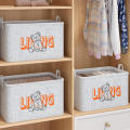 Large Capacity Non-Woven Fabric Storage Baskets Kids Toys Organizer Clothes And Sundries Storage Box Cabinet Case Laundry Basket. 