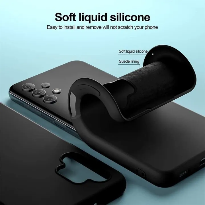 SAMSUNG%20A32%204G%20Black%20Soft%20Silicon%20Back%20Cover%20Case%20-%20Image%203