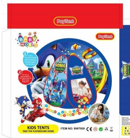 Super sonic tent house-Children's Tent - Sonic - Folding Tent