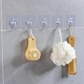 Pack of 20- Magic Hook Without Nails Transparent Strong Sticky Heavy Magic Wall Hook Reusable Adhesive Hooks Suction Cup Hook Hanger Strong Vacuum Holder For Wall Door Bathroom Kit. 