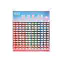 collection of highlighters display shelves loaded with Milky Way Nebula glitter eye protection color highlighter highlighter. 