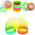 Magic Slinky Rainbow Springs Bounce - Rainbow Coil Spring Toy, Classic Novelty and Colorful Neon Plastic Toy | Party Supplies for Boys & Girls. 