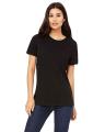 Ctees Plain Black T-Shirt For Women. 