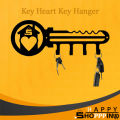 Key Holder Key Heart Design Wall Hanger for Hanging Keys Key Chains Best Key Holder for Home furniture wall Decor. 