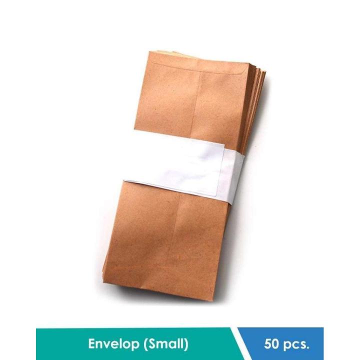 Brown Envelope - Small - Letter Size - 50 Pcs ( updated price )