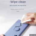 Lereach For Xiaomi Redmi Note 12 4G Mobile Cover Stand Finger Ring Holder Bracket All-in-one Back Cover Case. 