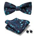 Men's Business Dress Bow Tie New Pattern European and American Fashion Bow Tie Three-piece Suit. 
