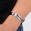 Anime My Hero Academia ID Bracelet Stainless Steel Silicone Bracelets Trendy Midoriya Izuku Bakugou Katsuki Bangles Jewelry. 
