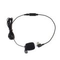 3.5mm External Microphone Clip On Mic + Mini USB Cable Adapter for GoPro Hero 3 3+ 4 Camera for Go Pro Accessory. 
