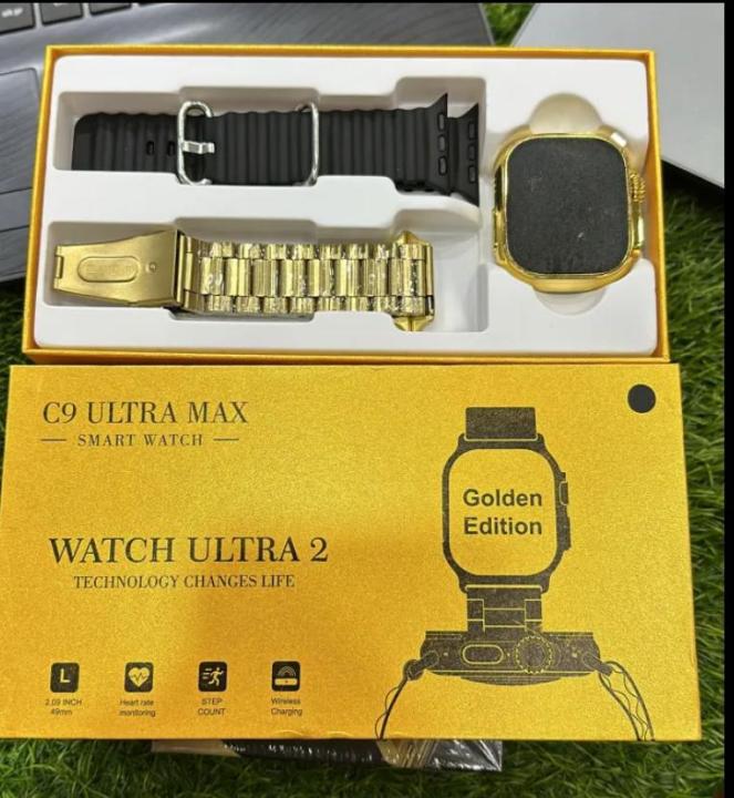 C%209%20ultra%202%20smartwatch%20Golden%20edition%20%7C%202%20in1%20straps%20%7C%20watch%20ultra%202%20wire%20less%20charging%20%7C%20smart%20watch%20%7C%20golden%20colour%20-%20Image%205