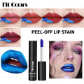 Blue Peel Off Liquid Lipstick Waterproof Tear Off Lip Gloss Long Lasting Moisturizing Red Lip Tint Lipgloss Makeup Cosmetic. 