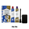 Metal Repair AB Glue Iron Stainless Steel Aluminium Alloy Glass Plastic Wood Ceramic Marble Quick Drying Structural Adhesives Safe Portable. 