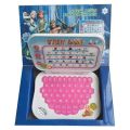 Learning Laptop Disney Frozen ABC Barbie Doll Learning & Educational Frozen Study mini Laptop 5 modes With Poems For Kids. 