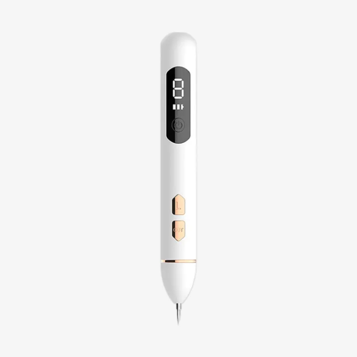 PIXIE Face Mole Removal Pen Spots Tattoo Freckle Removal Pen LED Lighting Sweep Spot Mole Removing Dark Spot Remover Skin Care 9 Adjustable Modes Laser Mole Pen
