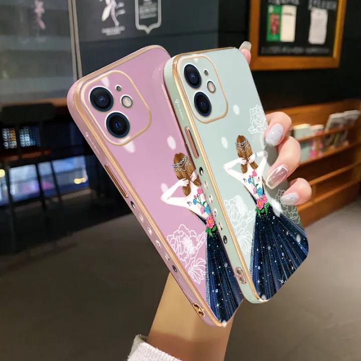 chenyyka%20For%20OPPO%20A92%20Case%20Plating%20Side%20Edge%20Square%20New%20Design%20Clear%20Princess%20Girl%20Phone%20Cases%20Pattern%20Silicone%20Casing%20Full%20Back%20Cover%20Camera%20Protect%20Shockproof%20Softcase%20-%20Image%206