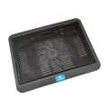 Mikuso NCP-063 Cordie-1 Notebook Cooling Pad RGB Cooling Pad Gaming Laptop Cooler, Laptop Fan Cooling Stand with USB Ports, Lap Desk Use. 