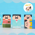Creative Pencil Eraser Baldness Old Man Eraser Student Stationery School Office Supplies for Kids Will Slowly Go Bald As You Use. 