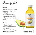 Avocado oil 30 ml - Cold pressed - Edible, pure & original. 